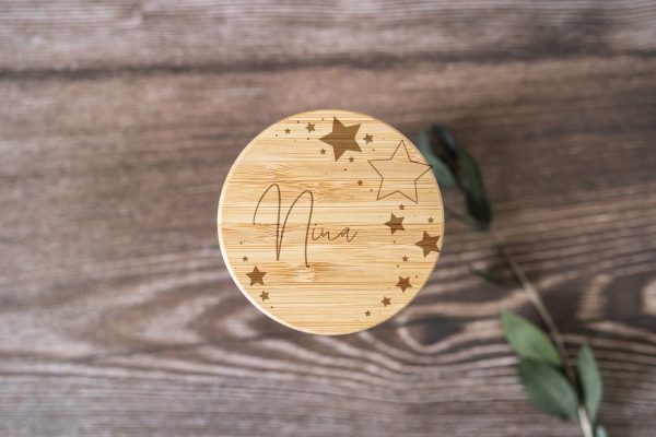 Thermoglas Design Sterne -personalisiert-
